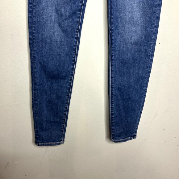 American Eagle Jeans Womens Size 6 Long Blue Hi-Rise Jegging - Picture 3 of 9